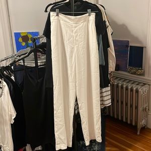 Catherine Malandrino size 6 white dress pants